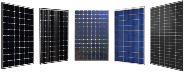 several solar panels