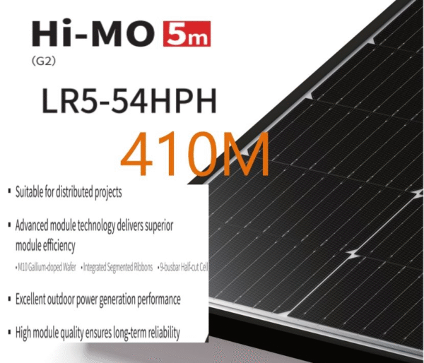 LONGi Hi-MO 5m Series – LR5-54HPH-410M Monocrystalline Solar Panel