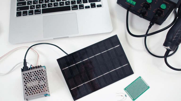 সোলার ব্যাটারি সংযোগ