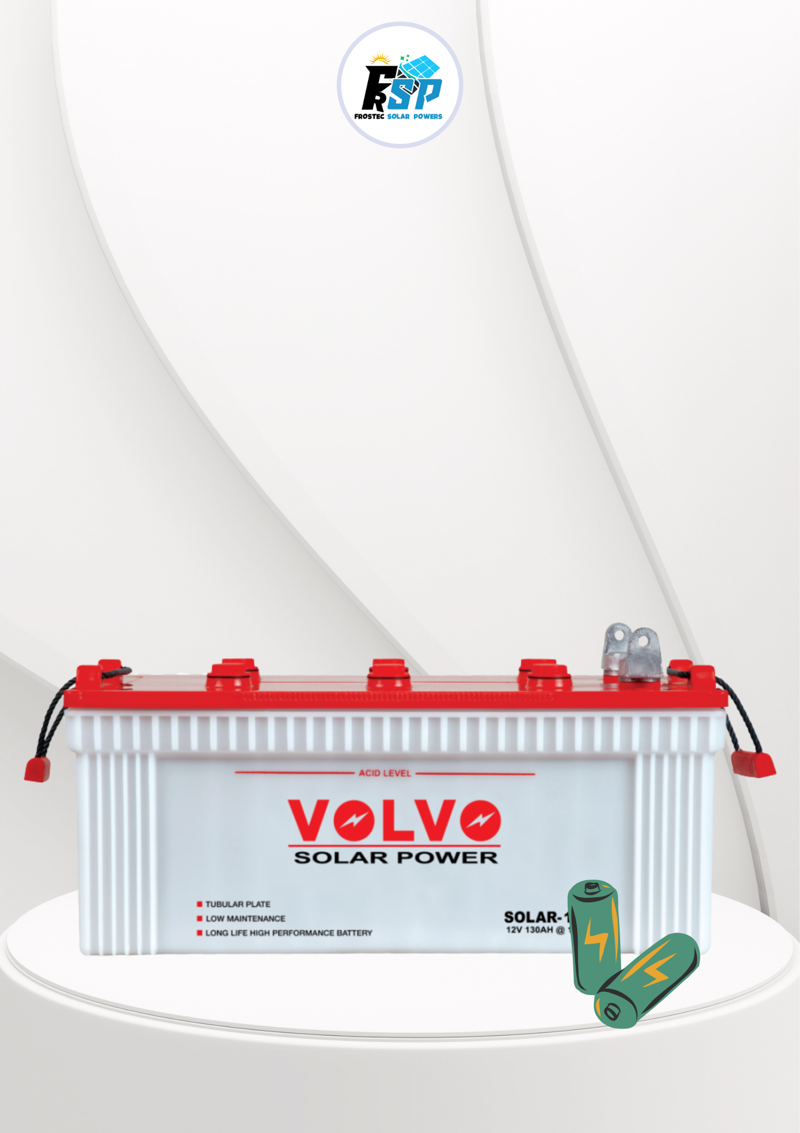 Volvo Solar Battery 100A, 12V